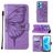 Mobigear Butterfly Housse Realme 9 Pro Plus Etui Porte-Monnaie - Violet