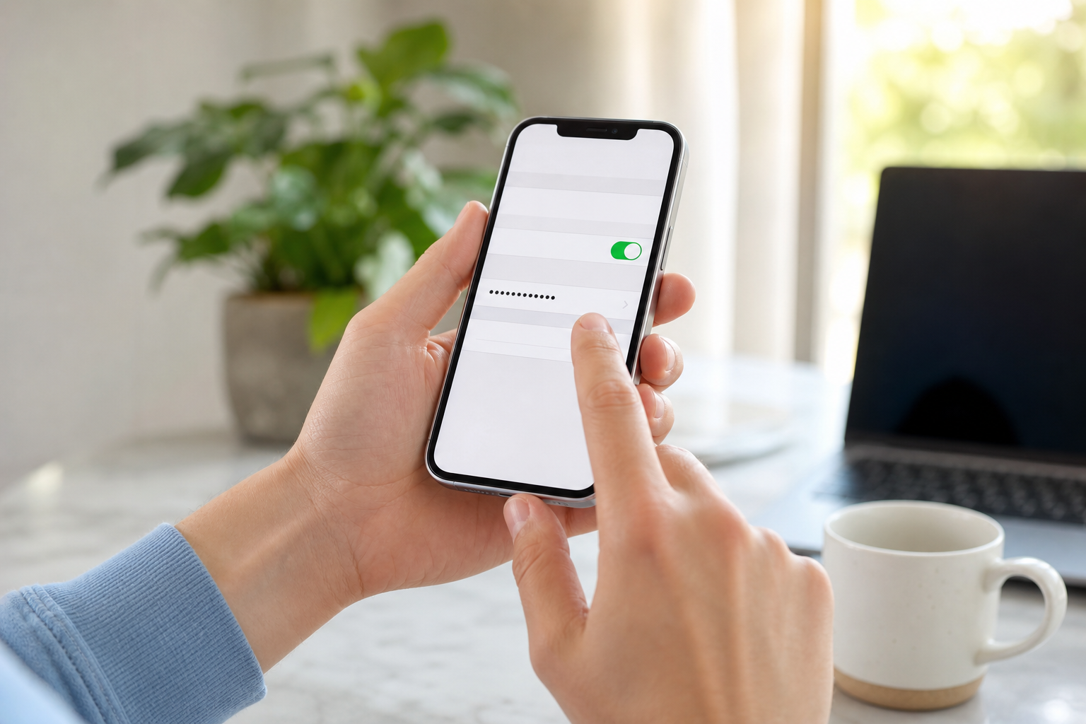 Configurer le partage de connexion sur un iPhone Apple