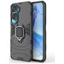Mobigear Armor Ring Coque HONOR 90 Lite Coque arrière Rigide Anti-Chocs avec Anneau-Support - Noir