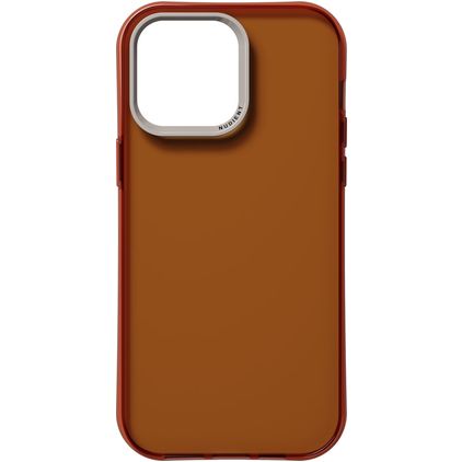 Nudient Form iPhone 14 Pro Max Plastique rigide Coque arrière Antichoc - Marron