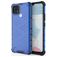 Mobigear Honeycomb Coque Realme C21 Coque arrière Rigide Anti-Chocs - Bleu