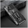 Mobigear Armor Stand Coque Samsung Galaxy A52s 5G Coque arrière Rigide Anti-Chocs avec Support Amovible - Noir