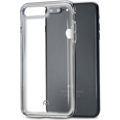 Mobilize Gelly Plus iPhone 7 Plus TPU souple Coque arrière - Transparent / Noir