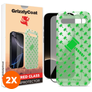 GrizzlyCoat Easy Align iPhone Air Verre trempé Protection d'écran - Compatible Coque + Cadre d'installation (Lot de 2)