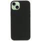 Mobiparts Coque iPhone 15 Plus MagSafe Coque arrière en Silicone - Noir