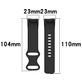Mobigear Sport Dual Bracelet Silicone Fitbit Charge 5 Fermeture à clou et passant - Gris