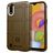 Mobigear Rugged Shield Coque Samsung Galaxy A01 Coque arrière en TPU Souple Anti-Chocs - Marron