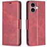 Mobigear Excellent Housse iPhone 16 Plus Etui Porte-Monnaie - Rouge