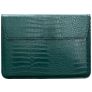 Mobigear Envelope Croco Pochette Ordinateur portable (max 23 cm x 33 cm) Housse ordinateur - Vert