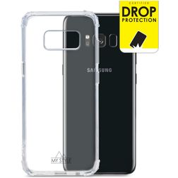 My Style Protective Flex Coque Transparente Samsung Galaxy S8 Coque arrière en TPU Souple Anti-Chocs - Transparent