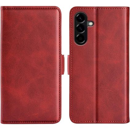 Mobigear Slim Magnet Samsung Galaxy A57 Étui Portefeuille - Rouge