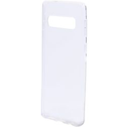 Mobiparts Classic Coque Transparente Samsung Galaxy S10 Coque arrière en TPU Souple - Transparent