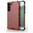 Mobigear Honeycomb Coque Samsung Galaxy S23 Plus Coque arrière Rigide Anti-Chocs - Rouge