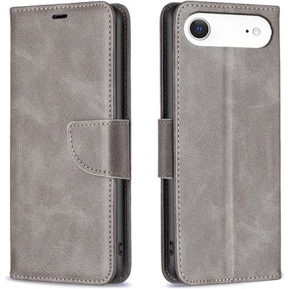 Mobigear Excellent iPhone Air Étui Portefeuille - Gris
