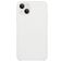 Mobigear Rubber Touch Coque iPhone 15 Coque arrière en Silicone - Blanc