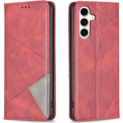 Mobigear Rhombus Slim Samsung Galaxy S24 FE Étui - Rouge