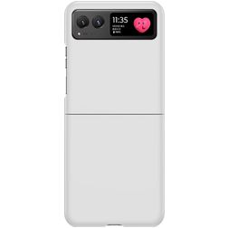 Mobigear Colors Motorola Razr 40 Plastique rigide Coque arrière - Blanc