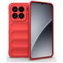 Mobigear Bumpy Coque Xiaomi 15 Coque arrière en TPU Souple - Rouge