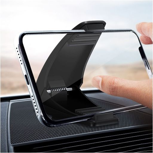 Mobigear Stone Support Voiture Tableau de bord Pince Universel - Noir