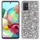 Mobigear Glitter Coque Samsung Galaxy A73 Coque arrière Rigide - Argent
