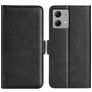 Mobigear Slim Magnet Housse Motorola Moto G84 Etui Porte-Monnaie - Noir