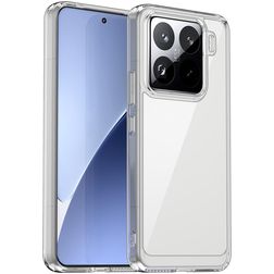 Mobigear Crystal Transparent Xiaomi 15 Pro Plastique rigide Coque arrière - Transparent