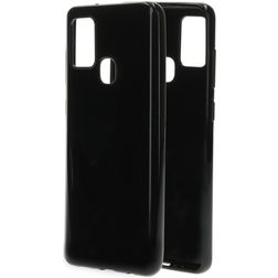 Mobiparts Classic Coque Samsung Galaxy A21s Coque arrière en TPU Souple - Noir