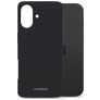 Mobilize Rubber Gelly Coque iPhone 17 Coque arrière en TPU Souple - Noir