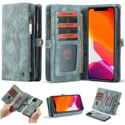 Caseme 008 Housse iPhone 11 Pro Etui avec Coque Détachable Porte-Monnaie - Bleu