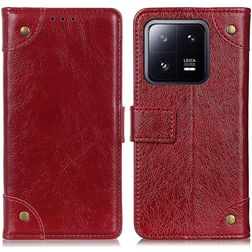 Mobigear Ranch Housse Xiaomi 13 Etui Porte-Monnaie - Bordeaux