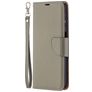 Mobigear Excellent Housse Samsung Galaxy A12 Etui Porte-Monnaie - Gris