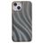 Mobigear Wavy iPhone 14 Plastique rigide Coque arrière - Argent