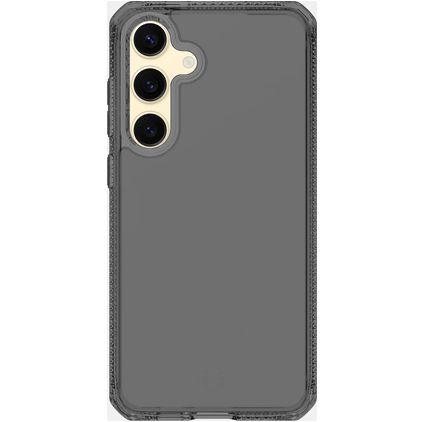 ITSKINS Level 2 SpectrumClear R Coque Samsung Galaxy S24 FE Coque arrière en TPU Souple Anti-Chocs - Noir
