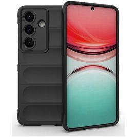 Mobigear Bumpy Coque Samsung Galaxy S26 Coque arrière en TPU Souple - Noir