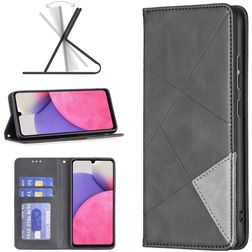 Mobigear Rhombus Slim Samsung Galaxy A33 Étui - Noir