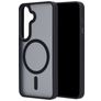 Mobiparts Hardcover Coque Samsung Galaxy S25 MagSafe Coque arrière Rigide - Satin Black