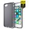 ITSkins SpectrumClear Coque iPhone SE (2020) Coque arrière en TPU Souple Anti-Chocs - Smoke
