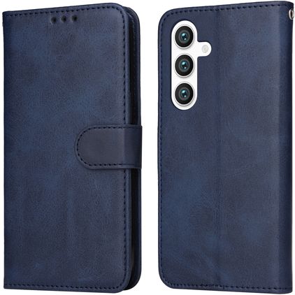 Mobigear Wallet Housse Samsung Galaxy S24 Plus Etui Porte-Monnaie - Bleu