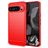 Mobigear Brushed Slim Coque Google Pixel 9 Pro XL Coque arrière en TPU Souple - Rouge
