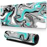 Mobigear Anti-Slip - Tapis de souris - 40 x 90 CM - Abstract Fluid 15