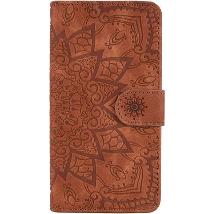 Mobigear Mandala Housse iPhone 11 Pro Etui Porte-Monnaie - Marron