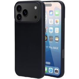 Mobiparts Classic Coque iPhone 17 Pro Max Coque arrière en TPU Souple - Noir