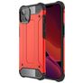 Mobigear Outdoor Coque iPhone 13 Coque arrière Rigide Anti-Chocs - Rouge