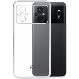 Mobilize Gelly Coque Transparente POCO M5 Coque arrière en TPU Souple - Transparent