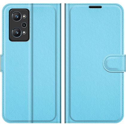 Mobigear Classic Housse Realme GT2 Etui Porte-Monnaie - Bleu