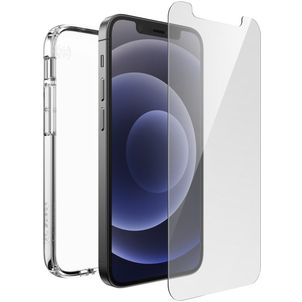 Speck Perfectly Clear ShieldView Coque Transparente iPhone 12 Mini Coque arrière Rigide Anti-Chocs - Transparent