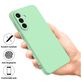 Mobigear Rubber Touch Coque Samsung Galaxy A56 Coque arrière en Silicone - Vert