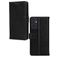 Mobilize Wallet Housse Samsung Galaxy A55 Etui en Cuir Véritable Porte-Monnaie - Noir