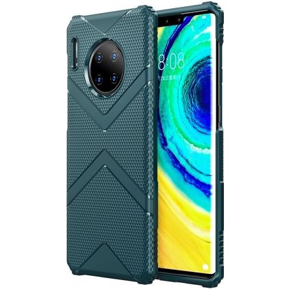 Mobigear Diamond Coque Huawei Mate 30 Pro Coque arrière en TPU Souple - Vert