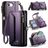 CaseMe C36 Housse iPhone 17e Etui Porte-Monnaie - Violet